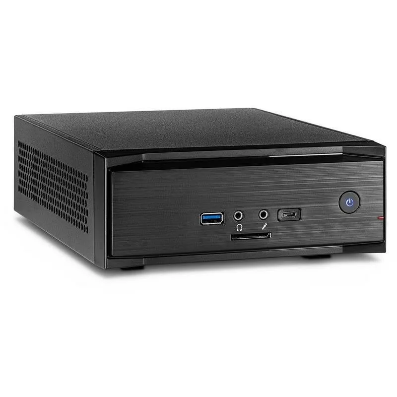 Case PC Inter-Tech MW-01 II Mini Tower Nero Mini-ITX - immagine 1