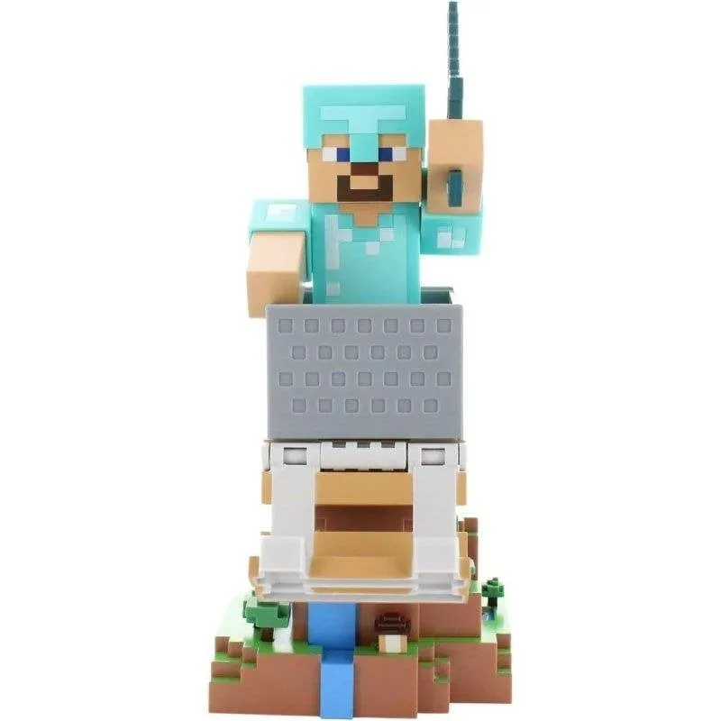 Figura Gaming Exquisite Minecraft Steve Armatura Diamante 20–22 cm - immagine 1