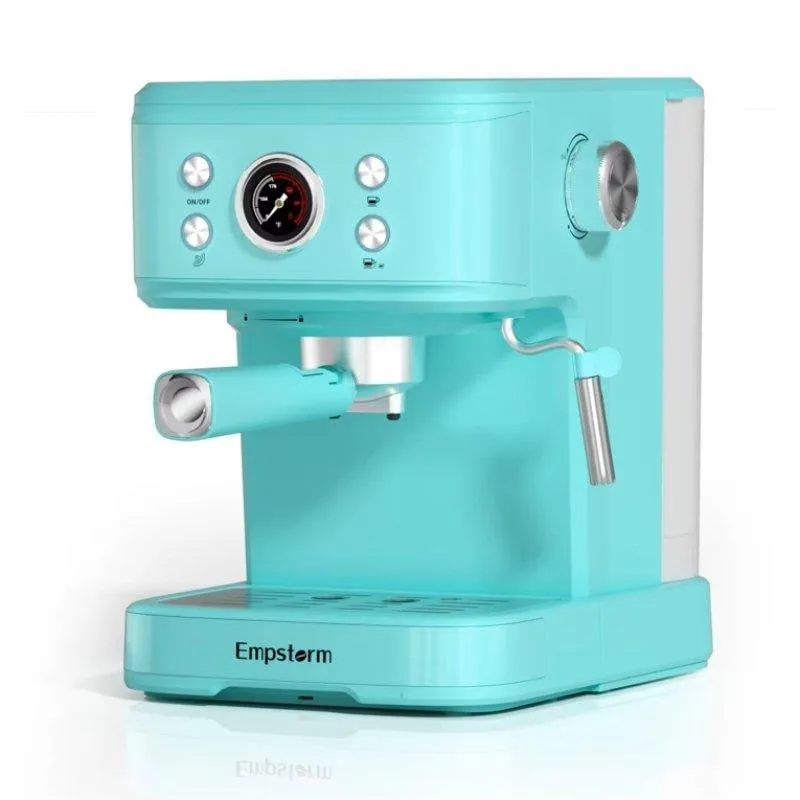 Macchina da caffè espresso semiautomatica Rolipo Em_04 1,5 L 20 bar blu - immagine 1
