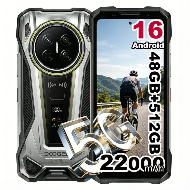 Doogee V Max 2 5G 16GB 512GB 6.78" Nero - immagine 1