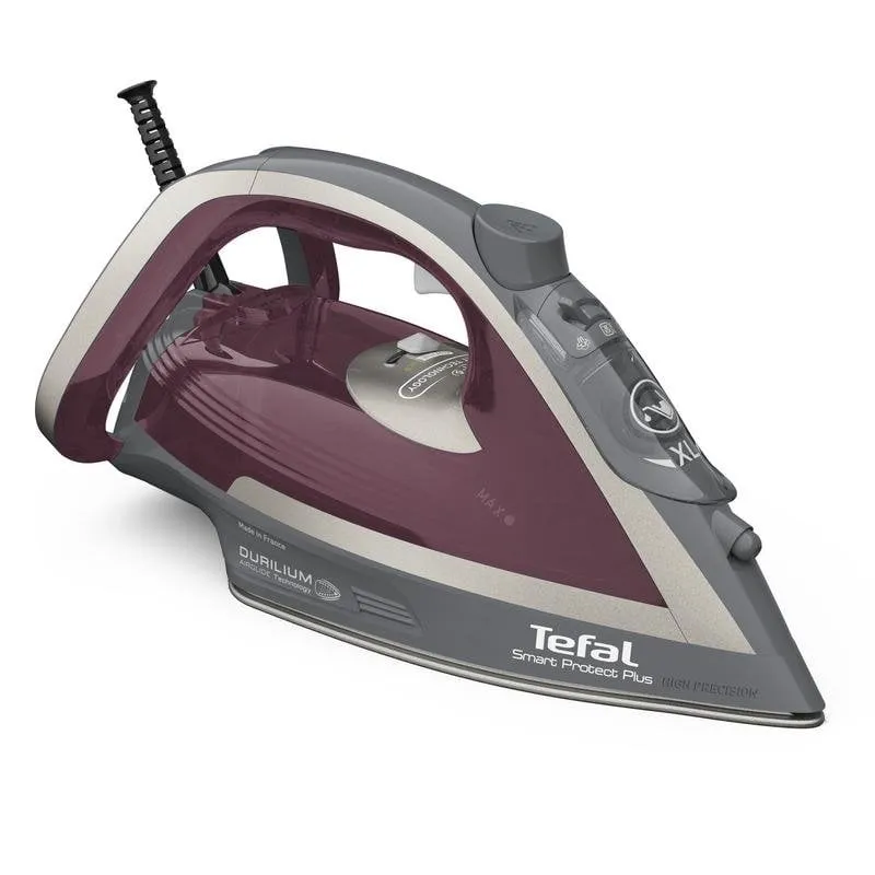 Ferro a Vapore Tefal Smart Protect Plus FV6870 Vapor-Secco Suola Durilium Airglide 2800 W - immagine 1