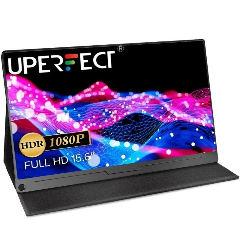 Monitor PC Uperfect 15,6" Full HD IPS Portatile HDMI Type-C VESA HDR - immagine 1