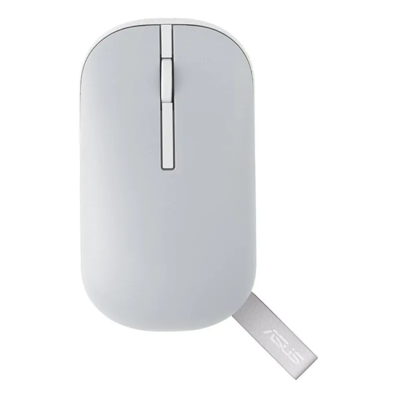 Mouse ASUS Marshmallow MD100 RF Wireless Bluetooth 1600 DPI Grigio Ambidestro - immagine 1