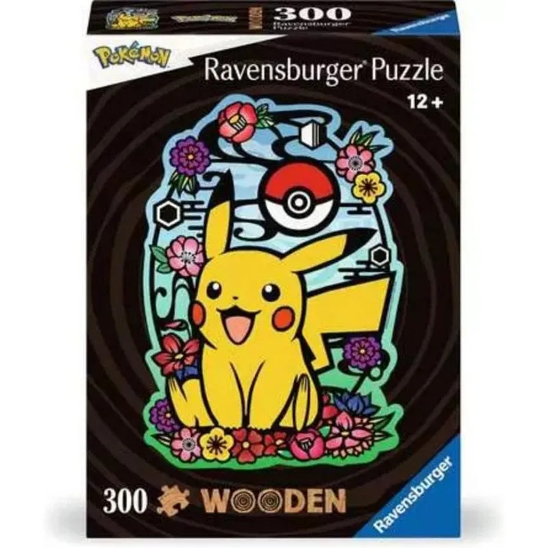 Puzzle in legno Ravensburger Pokémon Pikachu 300 pezzi - immagine 1