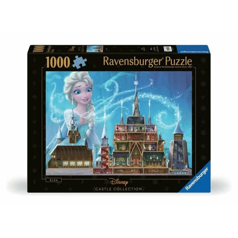 Puzzle Ravensburger Frozen 1000 pezzi Collezione Disney Castles - immagine 1