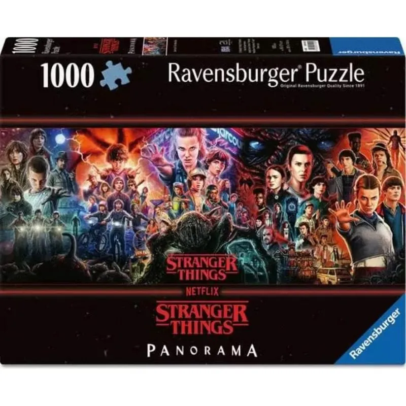 Puzzle Panorama Ravensburger Stranger Things 1000 pezzi - immagine 1