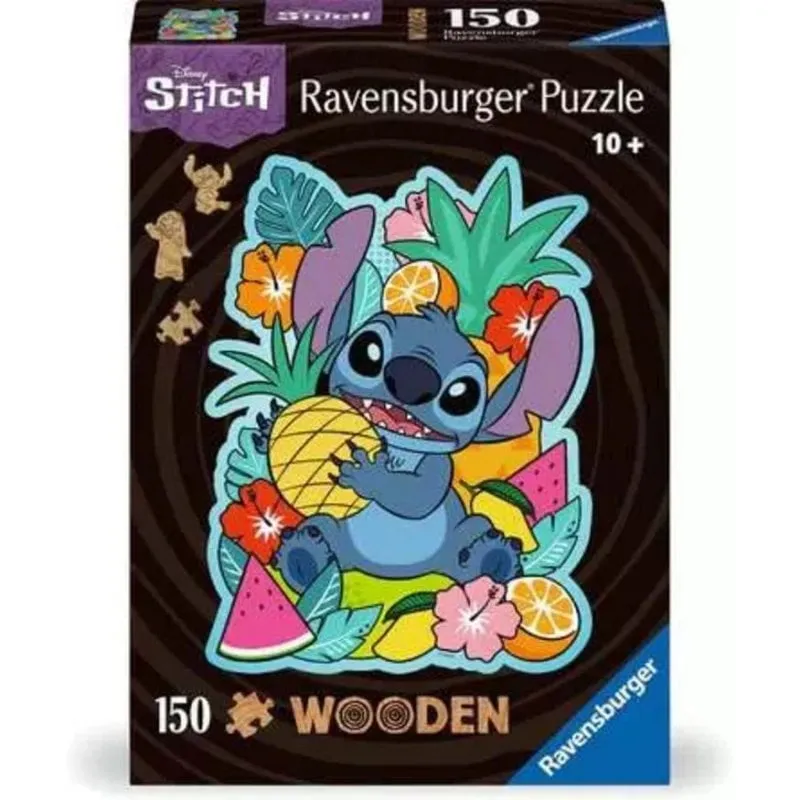Puzzle in legno Ravensburger Disney Stitch 150 pezzi - immagine 1