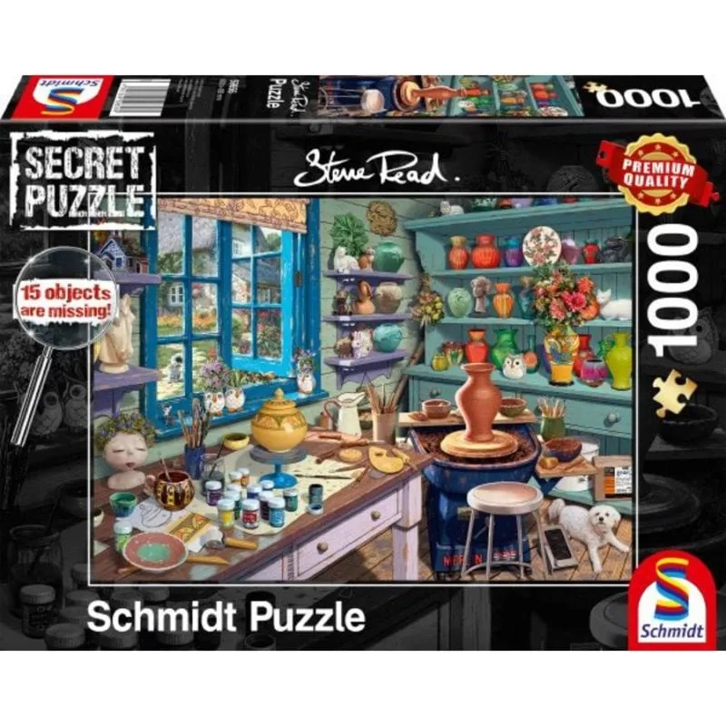 Puzzle 1000 pezzi Schmidt Spiele Secret Puzzles Steve Read artistico - immagine 1