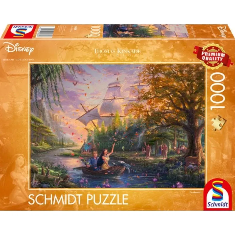 Puzzle Schmidt Spiele Disney Pocahontas 1000 pezzi Disegni - immagine 1