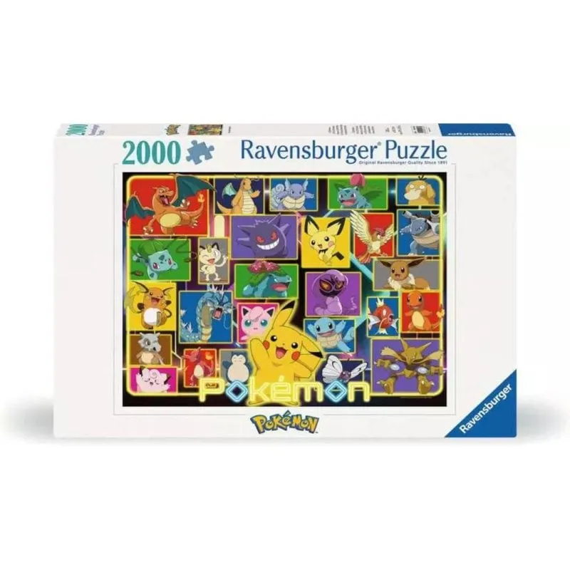 Puzzle Ravensburger 2000 pezzi Pokémon luminoso - immagine 1