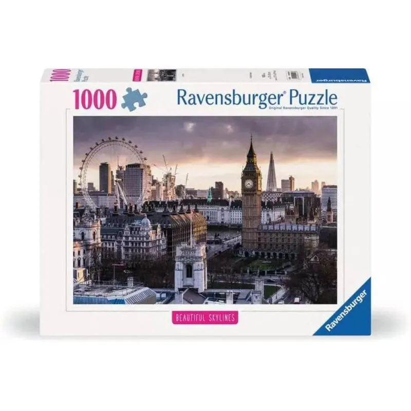 Puzzle Ravensburger 1000 pezzi Città Londra Beautiful Skylines - immagine 1