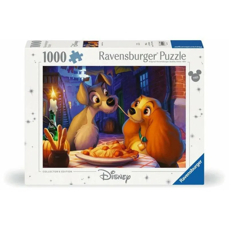 Puzzle Ravensburger Edizione Collezionista Disney 1000 pezzi Susi e Fido - immagine 1