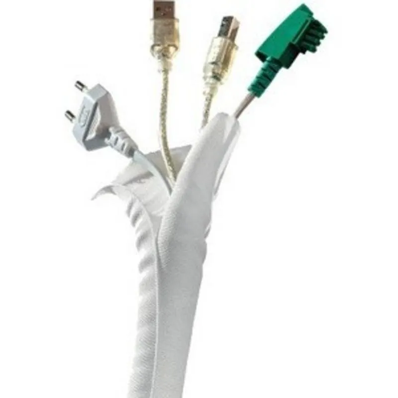 Guida cavi Hagor KS Self Wrap, Bianco, Poliestere, 5 m, 1,9 cm - immagine 1