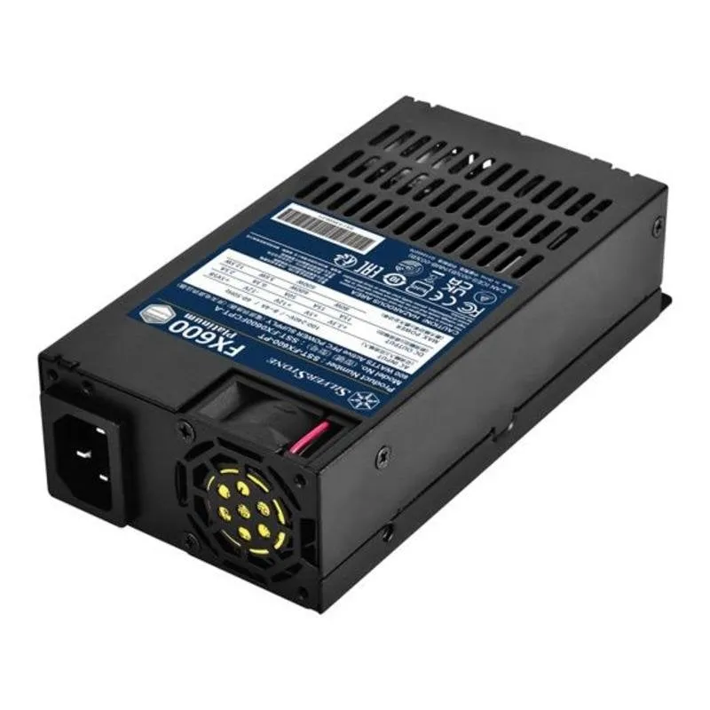 Alimentatore SilverStone FX600 Platinum 600W 80 Plus Platinum Flex ATX attivo - immagine 1