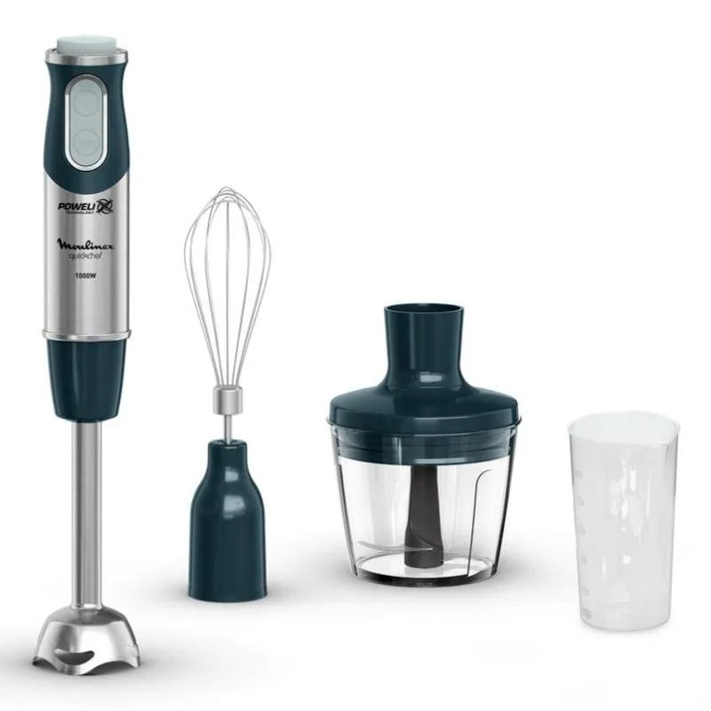 Frullatore a mano Moulinex Quickchef DD6554F0 1000 W 10 velocità acciaio inossidabile - immagine 1