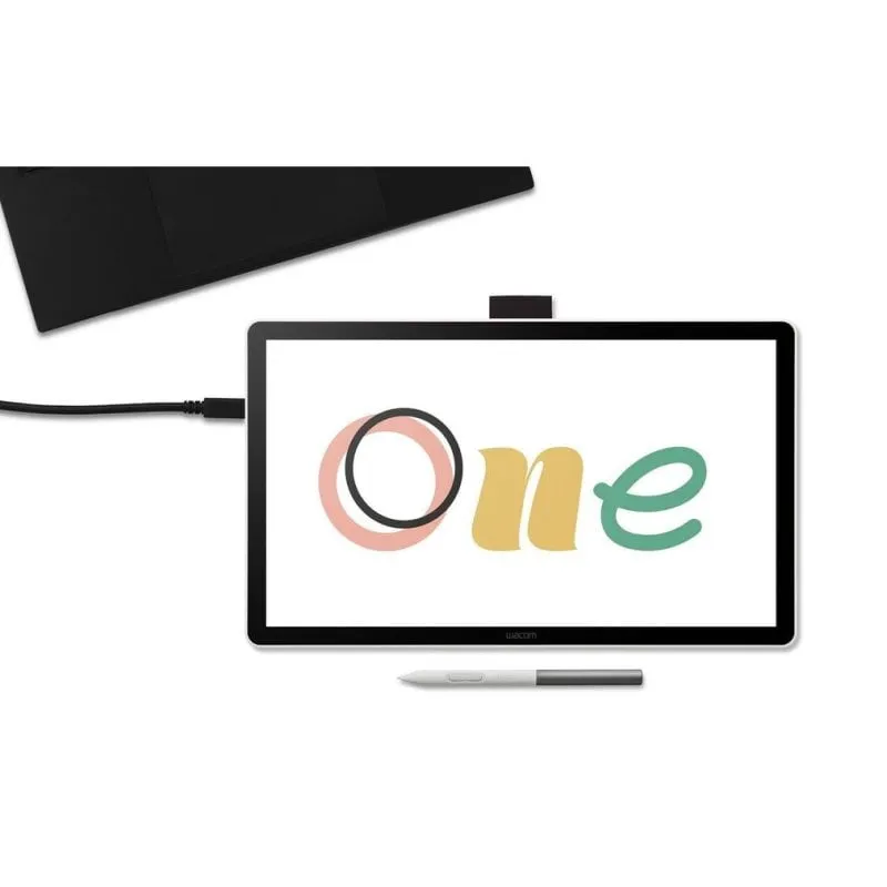 Tablet grafico Wacom One 14 Cablato 2540 LPI USB Penna 4096 Livelli - immagine 1