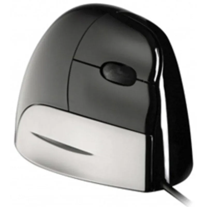 Mouse Evoluent VMSR USB Tipo-A 1200 DPI Nero Argento 3 Pulsanti - immagine 1