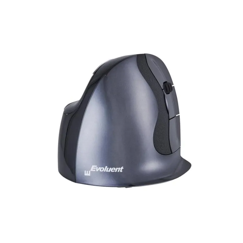 Mouse Evoluent D destro RF wireless 3200 DPI nero grigio argento 6 tasti - immagine 1