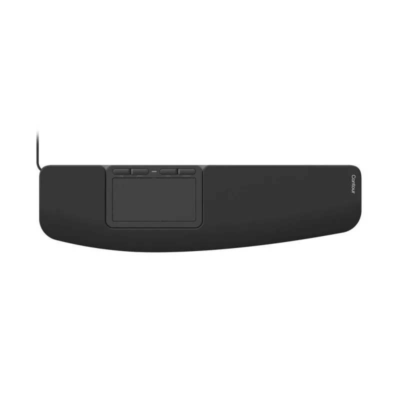 Mouse Contour Design Touch CDTP20500 USB Type-C Cablato Nero 4 Pulsanti - immagine 1