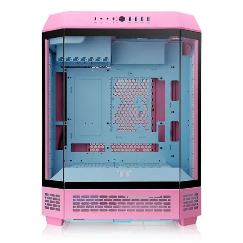 Case PC Thermaltake Tower 600 Rosa ATX Vetro Temprato Gaming - immagine 1