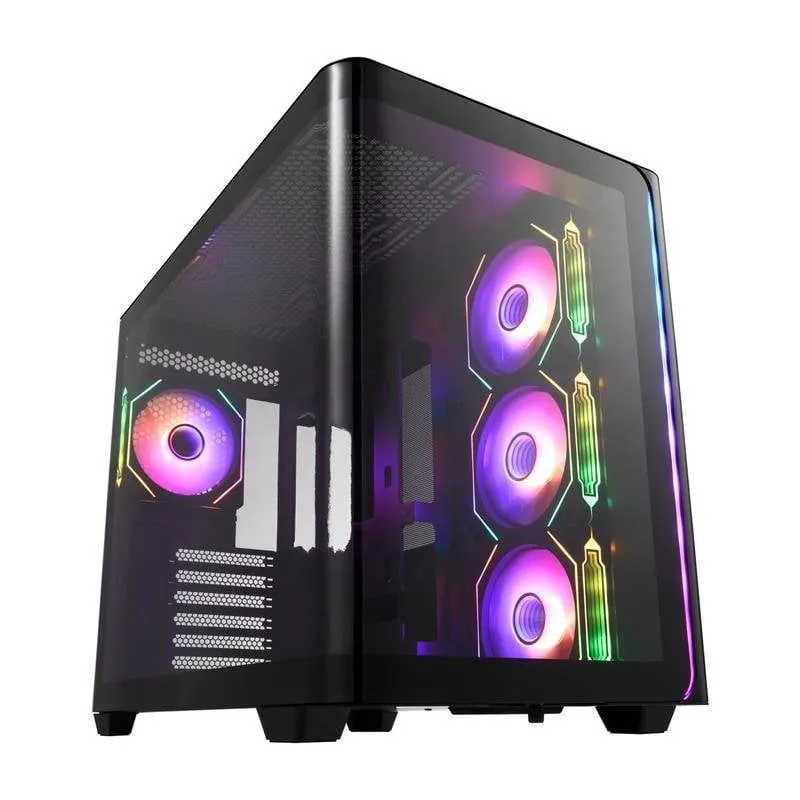 Case PC FSP M580-BA Midi Tower Nero ARGB Vetro Temprato - immagine 1