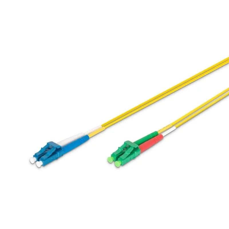 Cavo Fibra Ottica Digitus 2 m LC (APC) a LC (PC) Monomodo OS2 - immagine 1