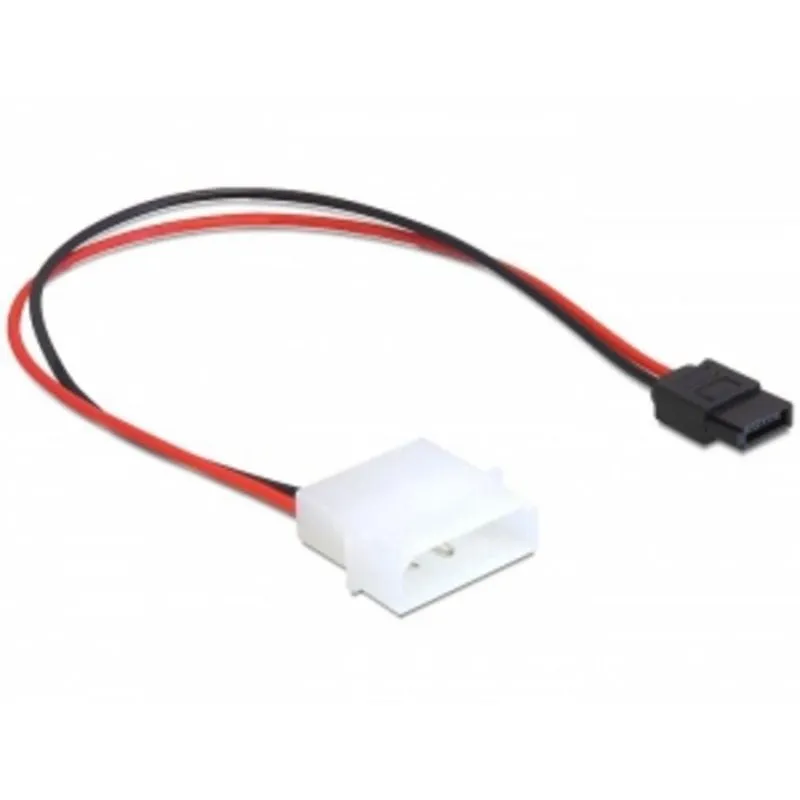 Cavo di alimentazione interno DeLOCK 0,245 m Molex a SATA Slimline - immagine 1