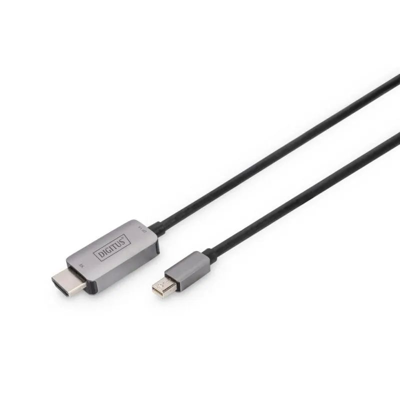 Cavo adattatore Mini DisplayPort verso HDMI 8K Digitus 1 m - immagine 1
