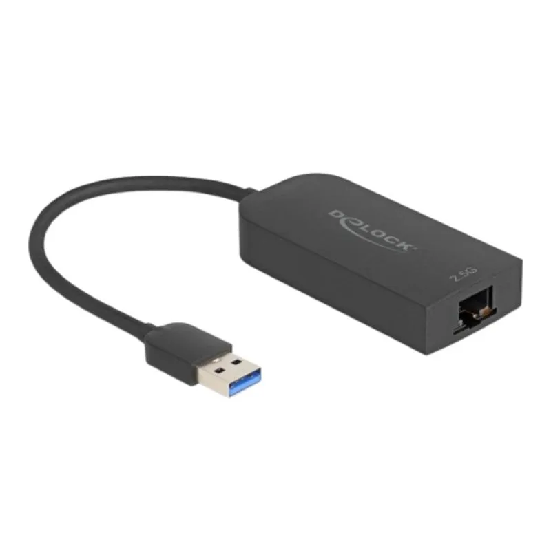 Adattatore USB a Ethernet DeLOCK 66045 2,5 Gigabit LAN RJ45 - immagine 1