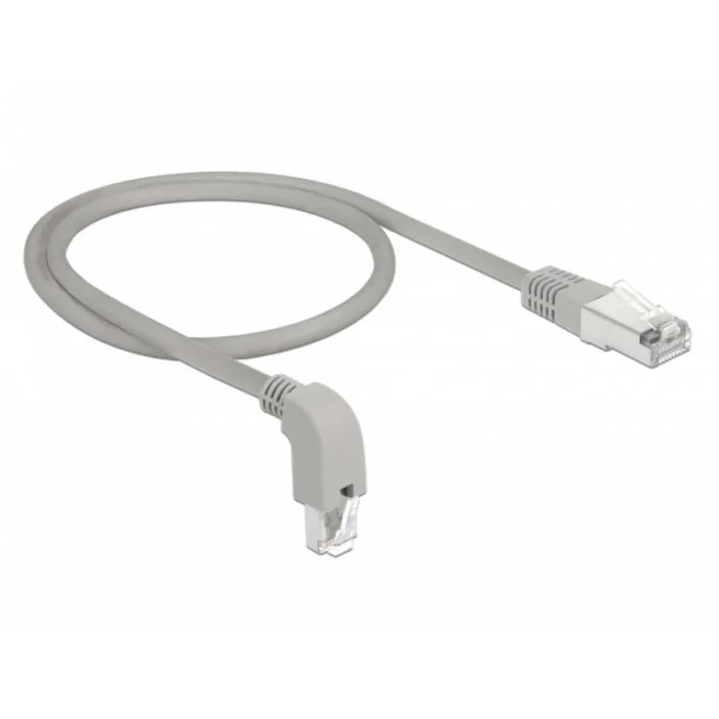 Cavo di rete DeLOCK 85873 Cat6a S/FTP 0,5 m Grigio - immagine 1