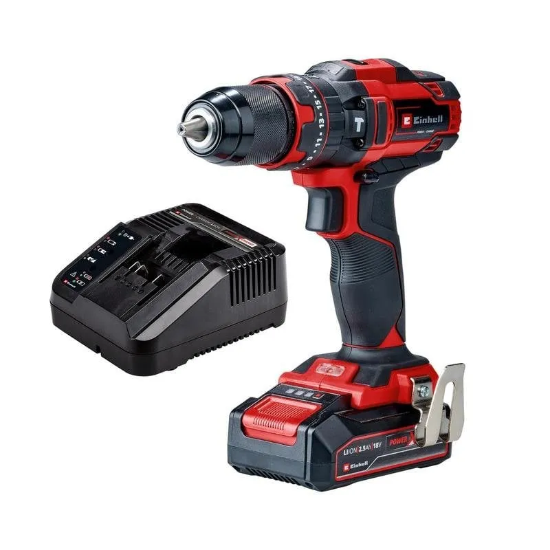 Trapano Einhell TE-CD 18/44 Li-i 18V 2,5 Ah Li-Ion Senza Chiave - immagine 1