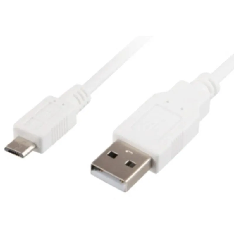 Cavo USB Sharkoon 1,5 m Micro-USB 2.0 a USB-A Bianco - immagine 1