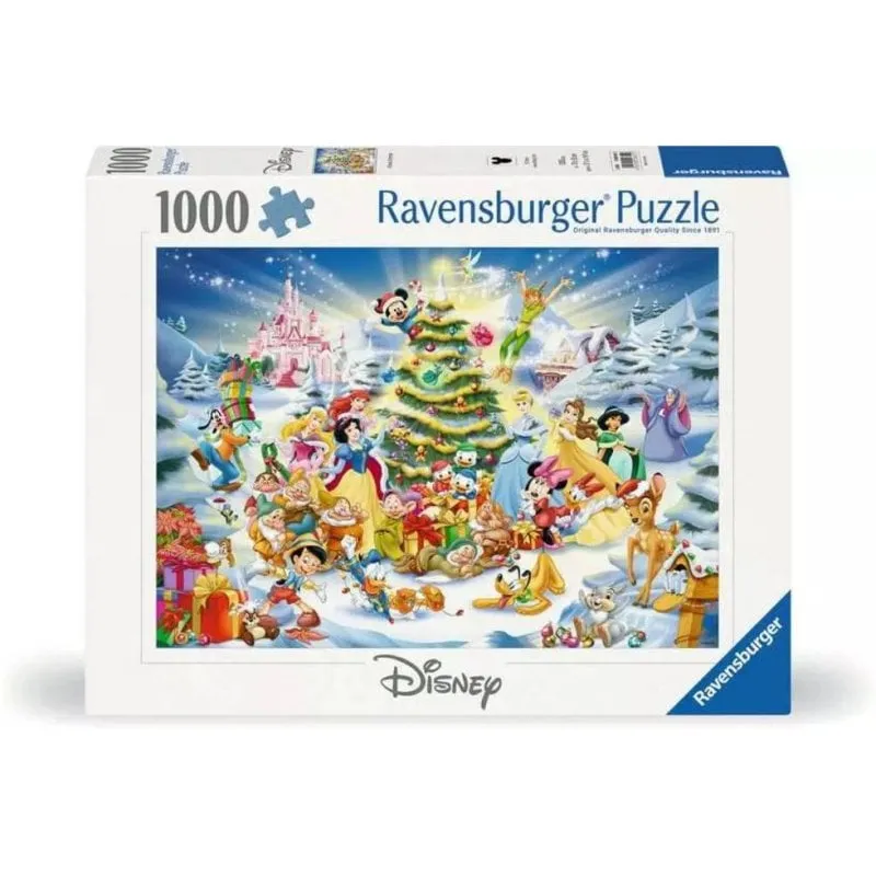 Puzzle 1000 pezzi Ravensburger Disney Natale - immagine 1