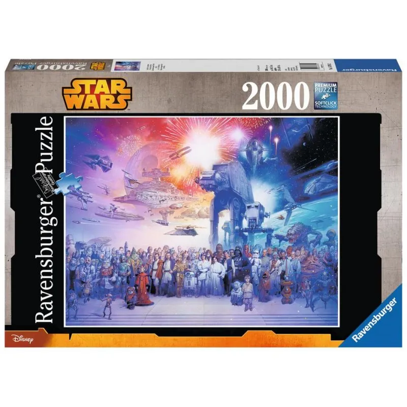 Puzzle Ravensburger Star Wars 2000 pezzi 980 x 750 mm - immagine 1