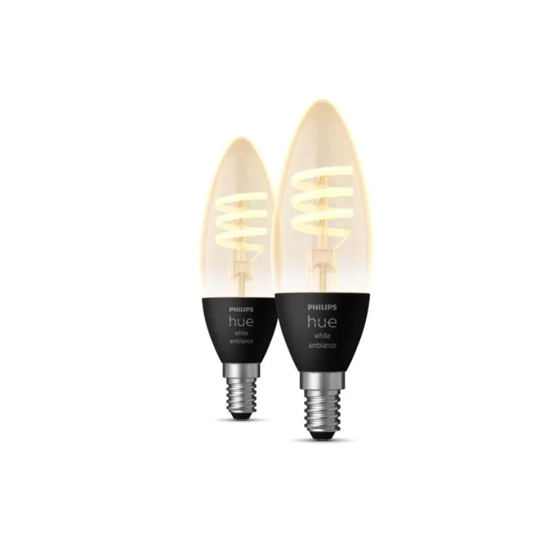 Lampada LED Philips Hue E14 Vela 2 unità 350 lm Regolabile - immagine 1