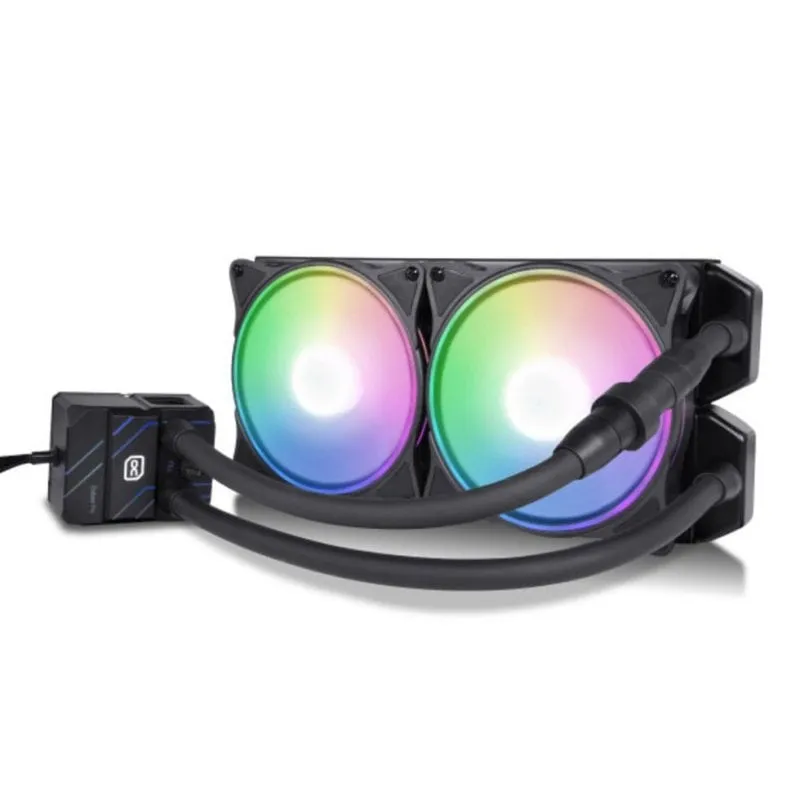 Refrigerazione Liquida Alphacool Eisbaer Pro Aurora 280mm 2 Ventole RGB indirizzabili - immagine 1