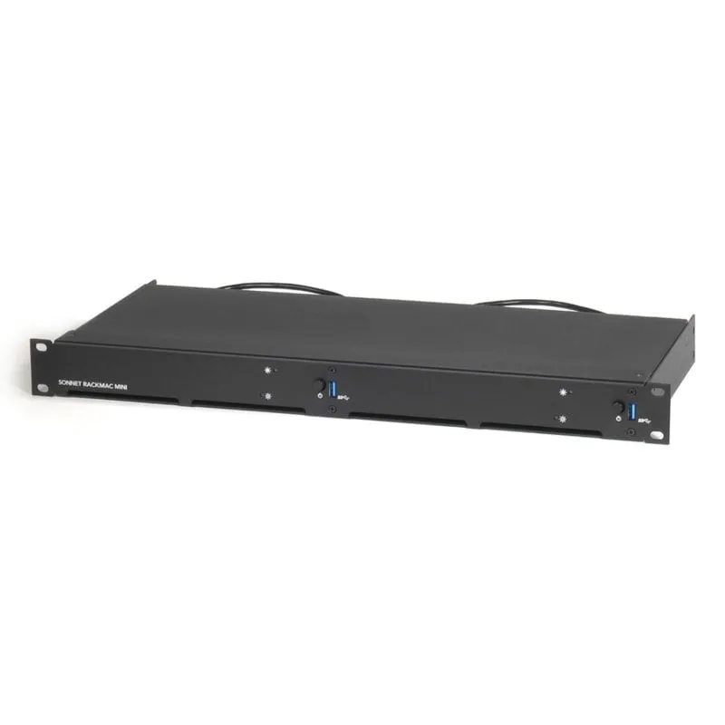 Kit di montaggio Sonnet RackMac mini per rack 1U, Nero - immagine 1
