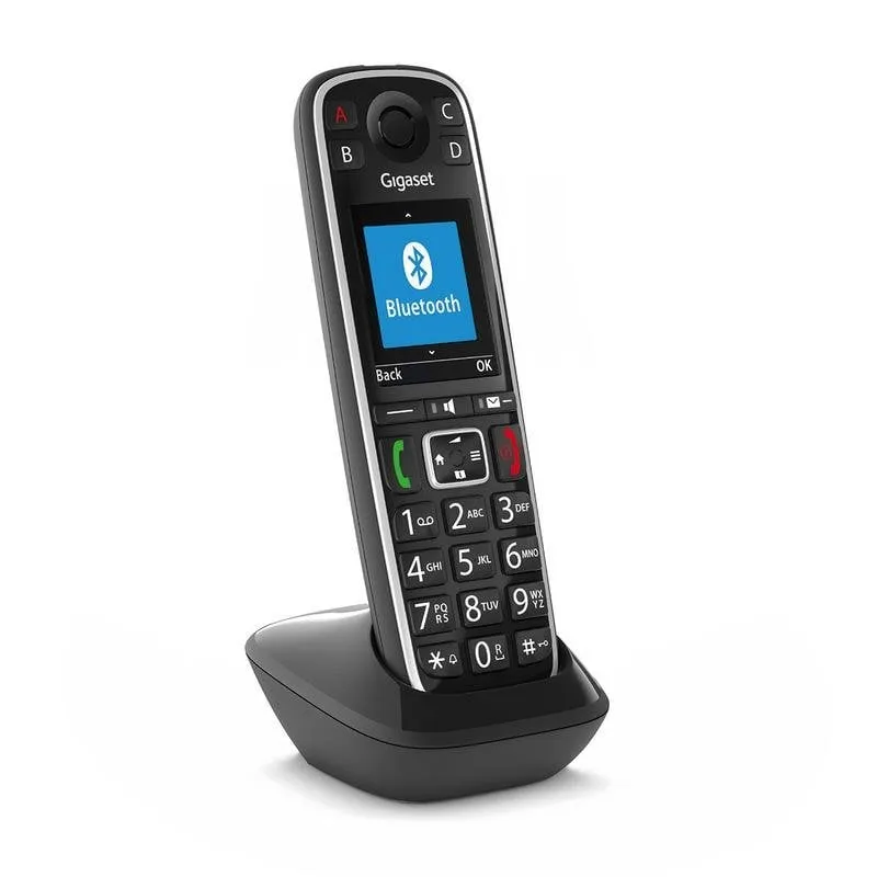 Telefono Gigaset E720HX DECT/Analogico Senza Fili 200 Voci SMS Nero - immagine 1