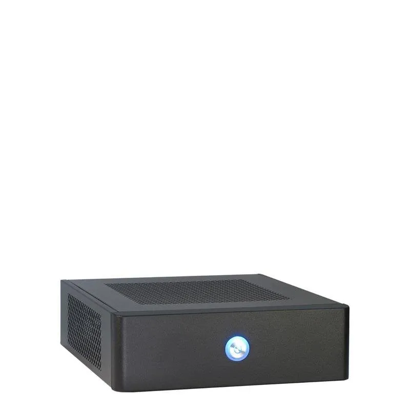 Inter-Tech ITX-601 Mini-ITX Case HTPC Nero 60W Alimentatore Esterno - immagine 1