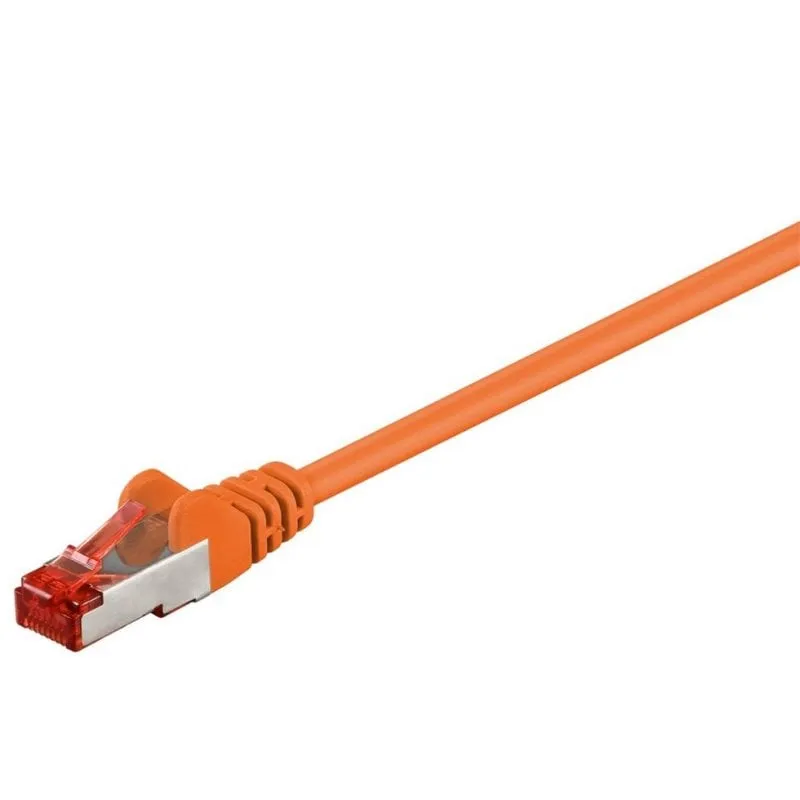 Cavo di rete Goobay 93475 5 m Cat6 S/FTP Arancione RJ-45 - immagine 1