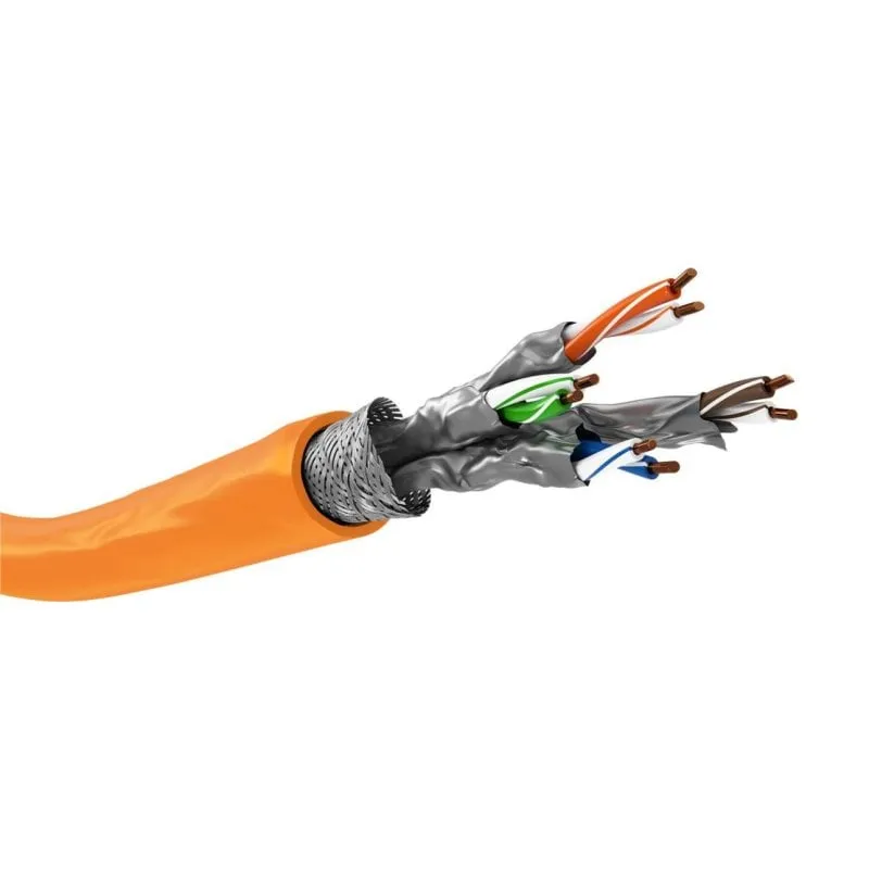 Cavo di rete Goobay Cat7a 50 m S/FTP Arancione - immagine 1