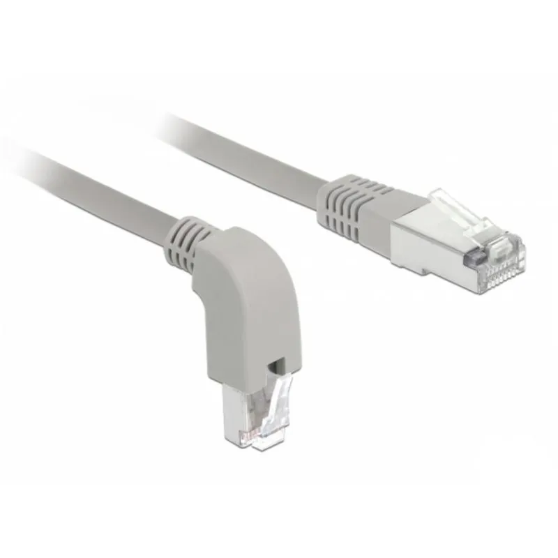 Cavo di rete DeLOCK 85874 1 m Cat6a S/FTP Grigio - immagine 1