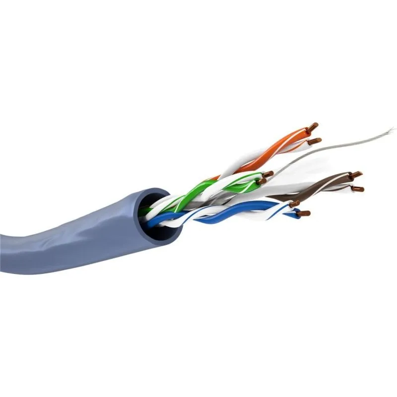 Cavo di rete Goobay 96092 Cat6a 50 m U/UTP Blu - immagine 1