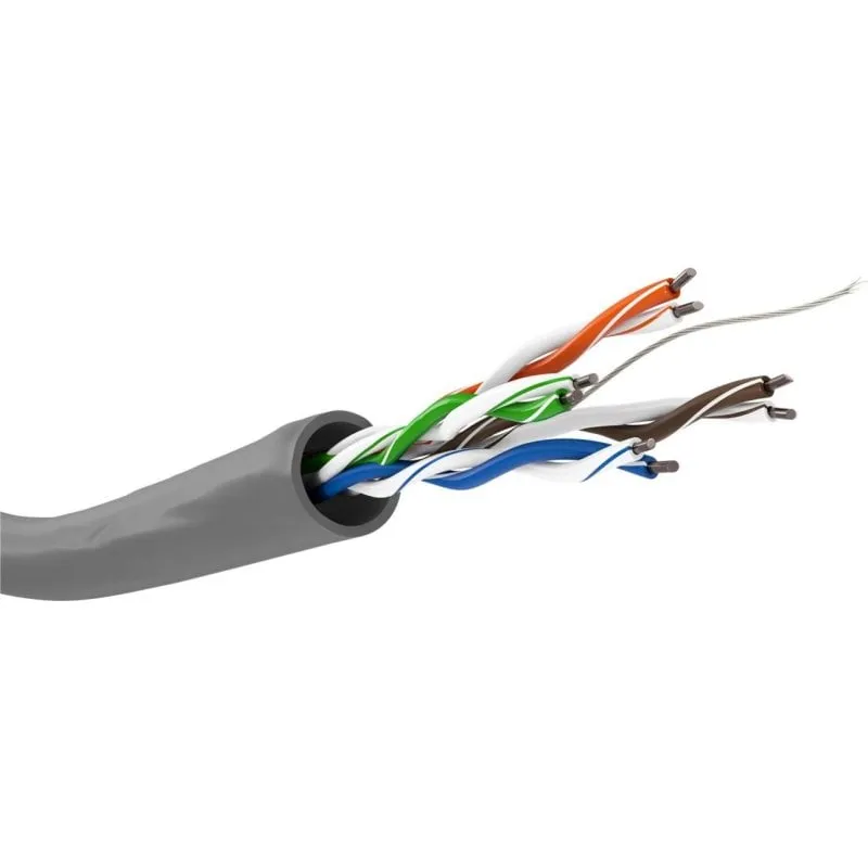 Cavo di rete Goobay 95410 Cat5e U/UTP 305 m grigio - immagine 1