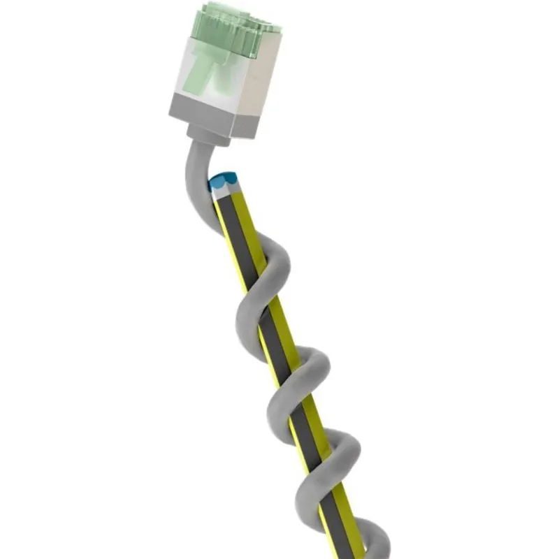 Cavo di rete Goobay 74348 Cat8.1 U/FTP 3 m grigio - immagine 1