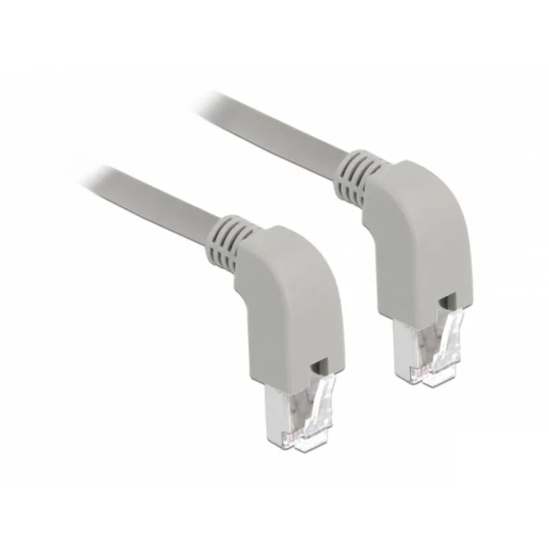 Cavo di rete DeLOCK 85878 2 m Cat6a S/FTP Grigio - immagine 1