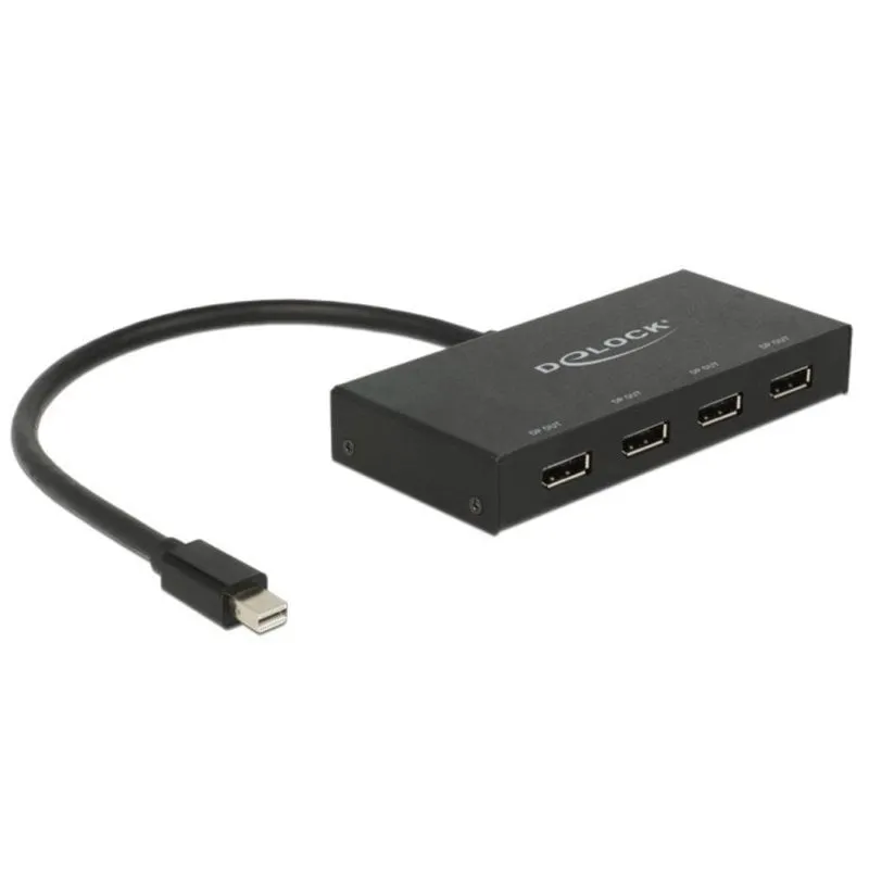 Divisore DisplayPort DeLOCK 1x miniDP a 4x DP 4K - immagine 1
