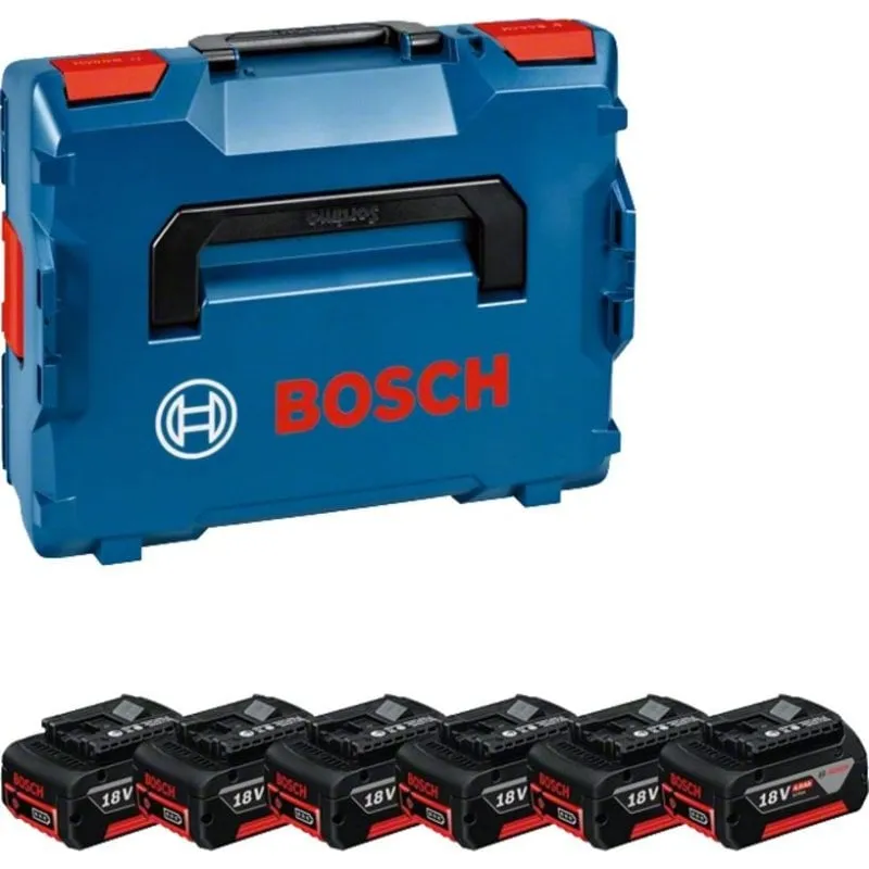 Batteria Bosch 1 600 A02 A2S 4 Ah 18 V agli Ioni di Litio 6 pezzi - immagine 1