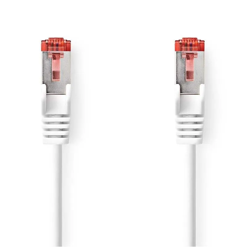 Cavo di rete Nedis CCGL85221WT015 Cat6 S/FTP 0,15 m Bianco - immagine 1