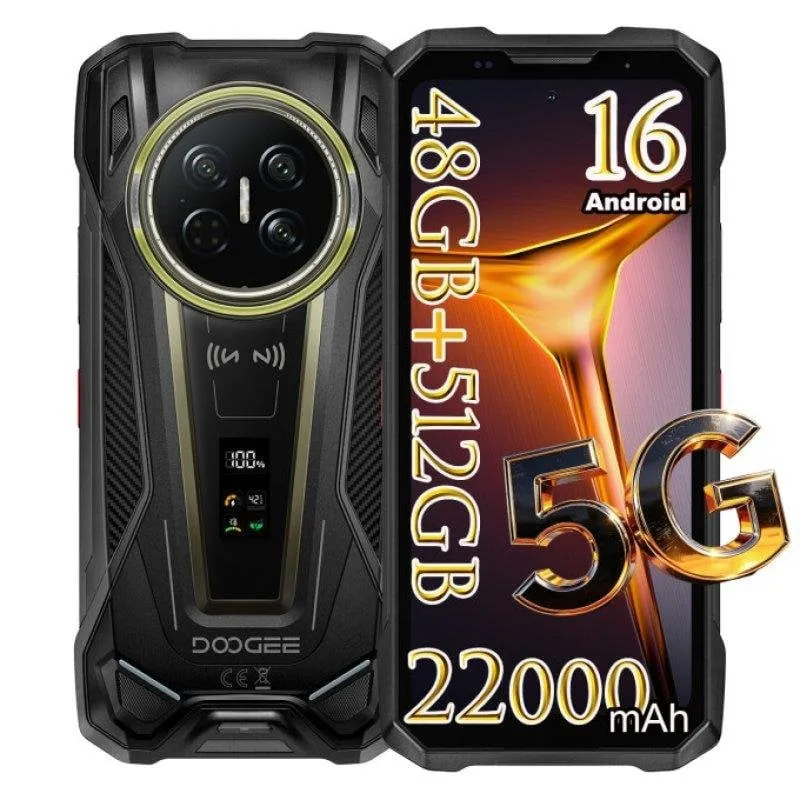 Doogee V Max 2 5G 16GB 512GB 6.78" Nero doppio schermo - immagine 1
